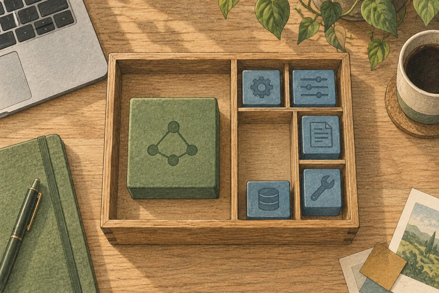 모델 외에도 대화와 실행을 위한 빈 공간이 필요합니다.